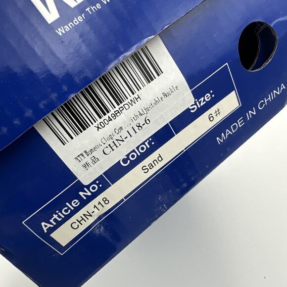 Womens Clogs Slip On Shoes Mules Cork Footbed Suede Leather Size 6 Sand Khaki - Picture 7 of 10